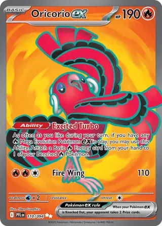 Oricorio ex (110/094) [Phantasmal Flames]