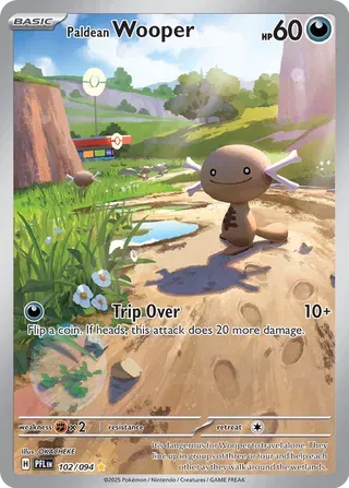 Paldean Wooper (102/094) [Phantasmal Flames]