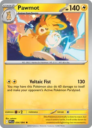 Pawmot (034/094) [Phantasmal Flames]
