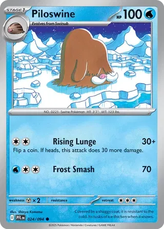 Piloswine (024/094) [Phantasmal Flames]