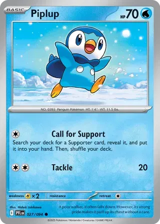 Piplup (027/094) [Phantasmal Flames]