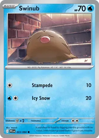Swinub (023/094) [Phantasmal Flames]
