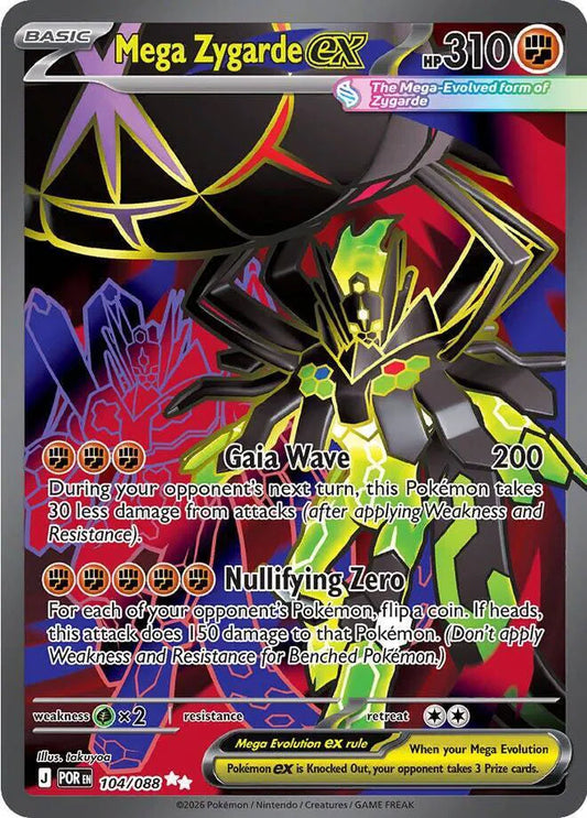 Mega Zygarde ex (104/088) [Perfect Order]