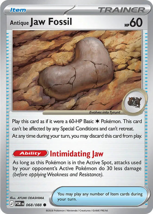 Antique Jaw Fossil (068/088) [Perfect Order]
