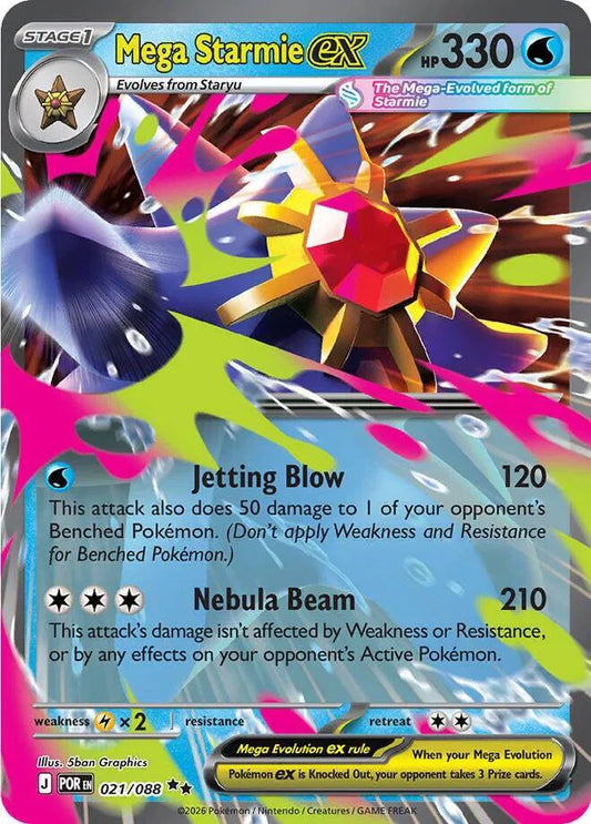 Mega Starmie ex (021/088) [Perfect Order]
