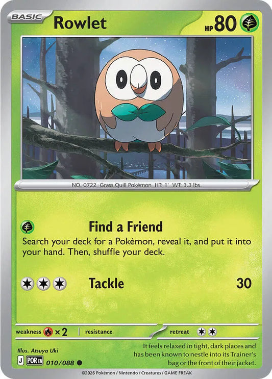 Rowlet (010/088) [Perfect Order]