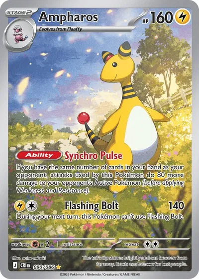 Ampharos (090/086) [Chaos Rising]