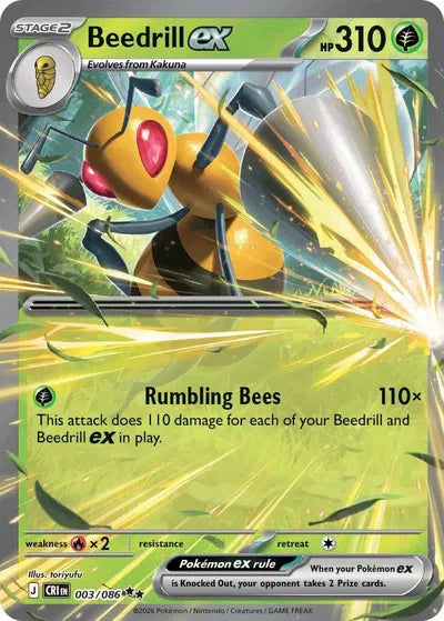 Beedrill ex (003/086) [Chaos Rising]