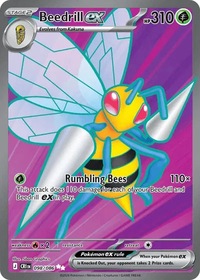 Beedrill ex (098/086) [Chaos Rising]