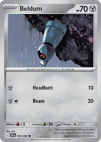 Beldum (059/086) [Chaos Rising]