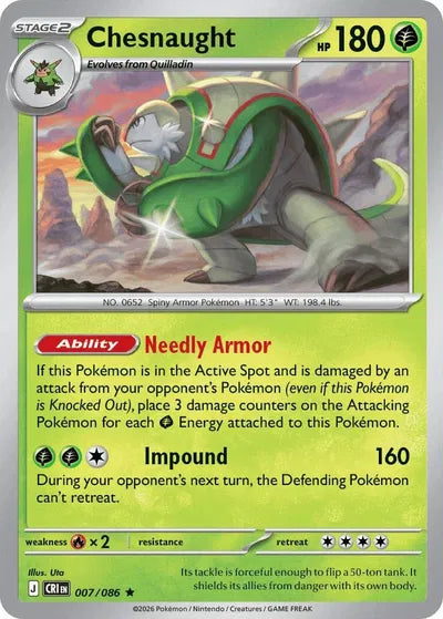 Chesnaught (007/086) [Chaos Rising]