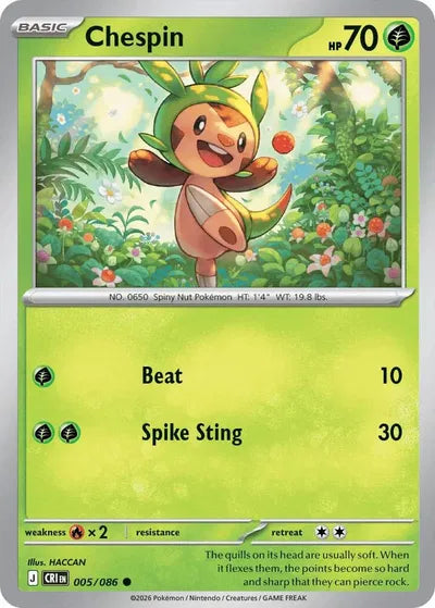Chespin (005/086) [Chaos Rising]