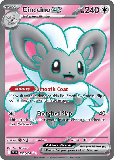 Cinccino ex (105/086) [Chaos Rising]