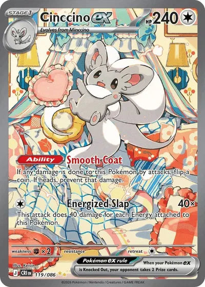 Cinccino ex (119/086) [Chaos Rising]