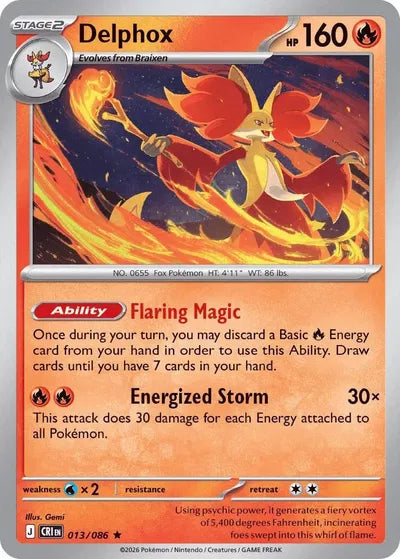 Delphox (013/086) [Chaos Rising]