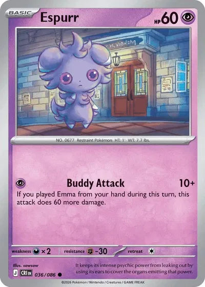 Espurr (036/086) [Chaos Rising]