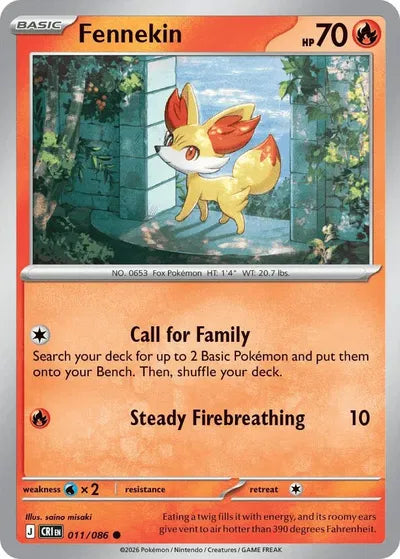 Fennekin (011/086) [Chaos Rising]