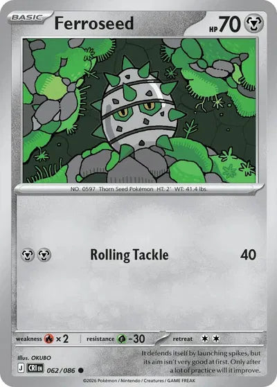 Ferroseed (062/086) [Chaos Rising]