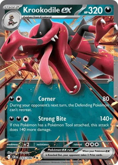 Krookodile ex (055/086) [Chaos Rising]