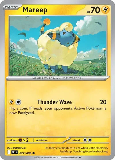 Mareep (027/086) [Chaos Rising]