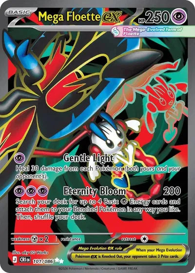 Mega Floette ex (101/086) [Chaos Rising]