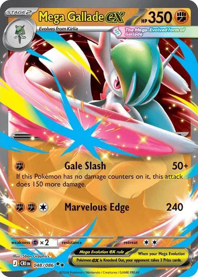 Mega Gallade ex (048/086) [Chaos Rising]