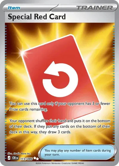 Special Red Card (113/086) [Chaos Rising]