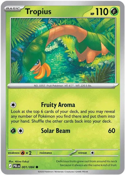 Tropius (001/084) [Pitch Black]