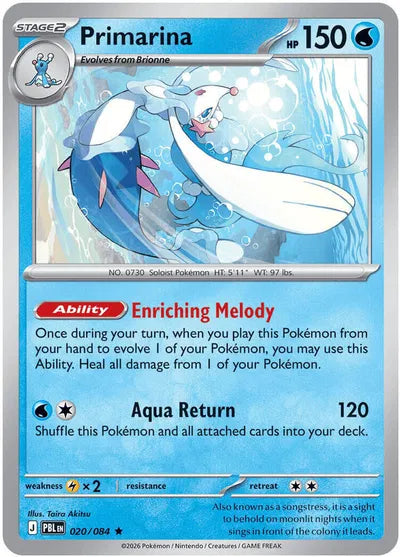 Primarina (020/084) [Pitch Black]