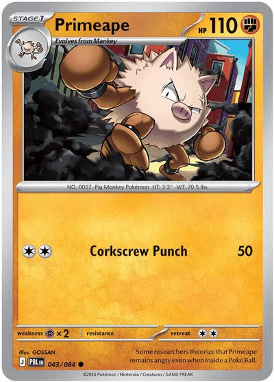 Primeape (043/084) [Pitch Black]