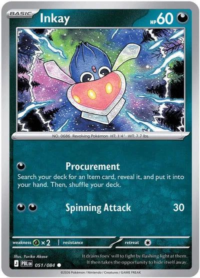 Inkay (051/084) [Pitch Black]