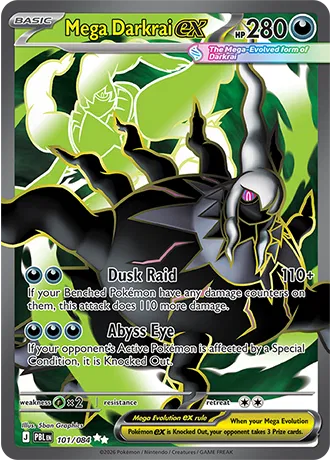 Mega Darkrai ex (101/084) [Pitch Black]