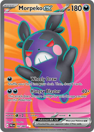 Morpeko ex (102/084) [Pitch Black]