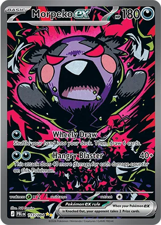 Morpeko ex (117/084) [Pitch Black]