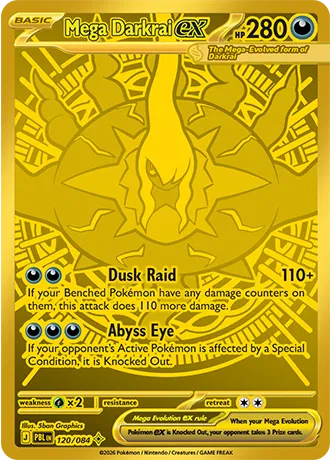 Mega Darkrai ex (120/084) [Pitch Black]